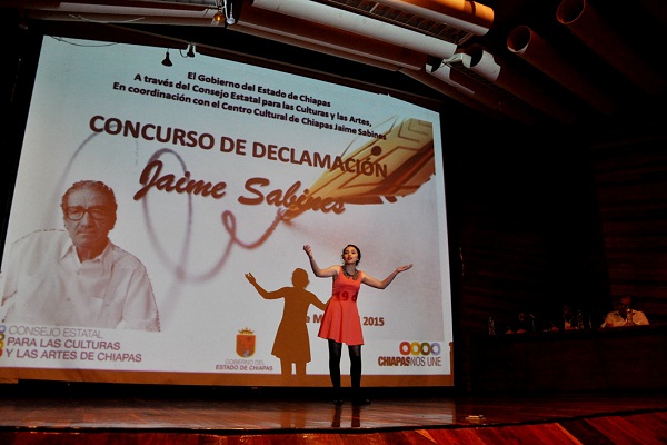 Coneculta realiza concurso de declamación Jaime Sabines 2015