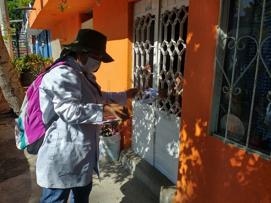 brigada anticovid en Chiapas