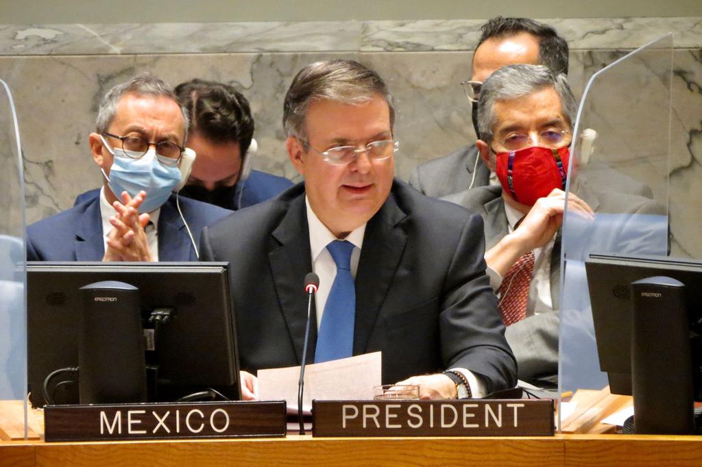 En la ONU, el canciller Ebrard lanza propuesta para frenar tráfico de armas