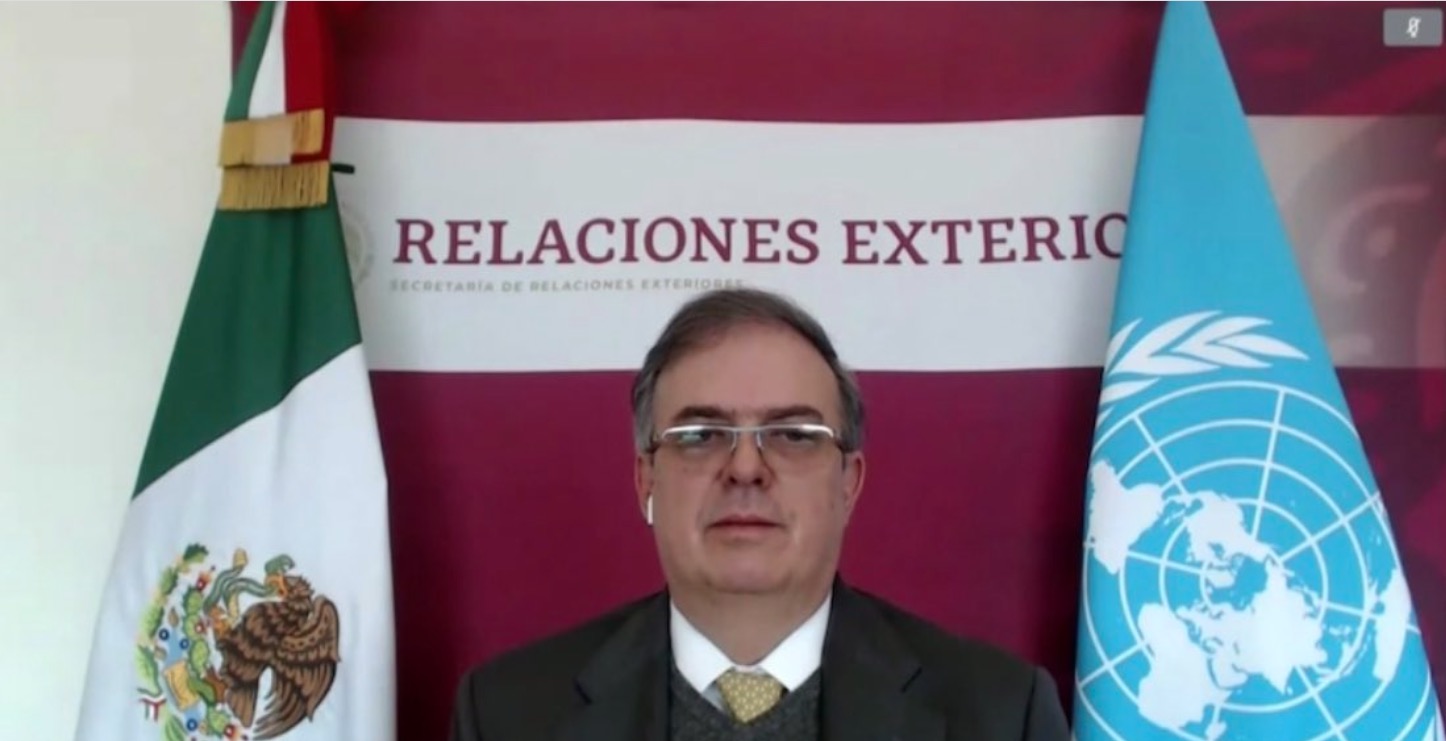 El secretario Ebrard encabezó diálogo con asesor del equipo de Joe Biden