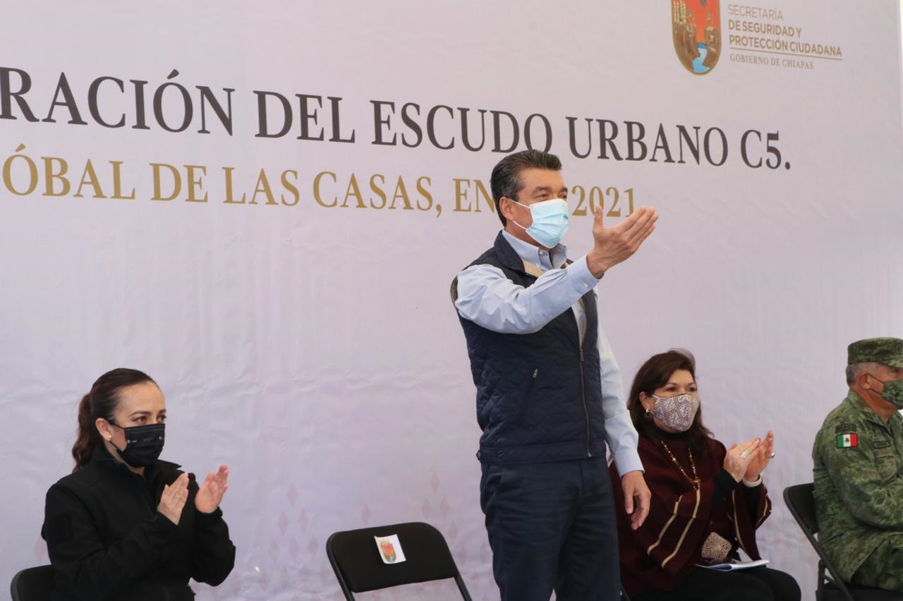 Escudo Urbano C5 fortalece seguridad de habitantes y visitantes en San  Cristóbal de Las Casas