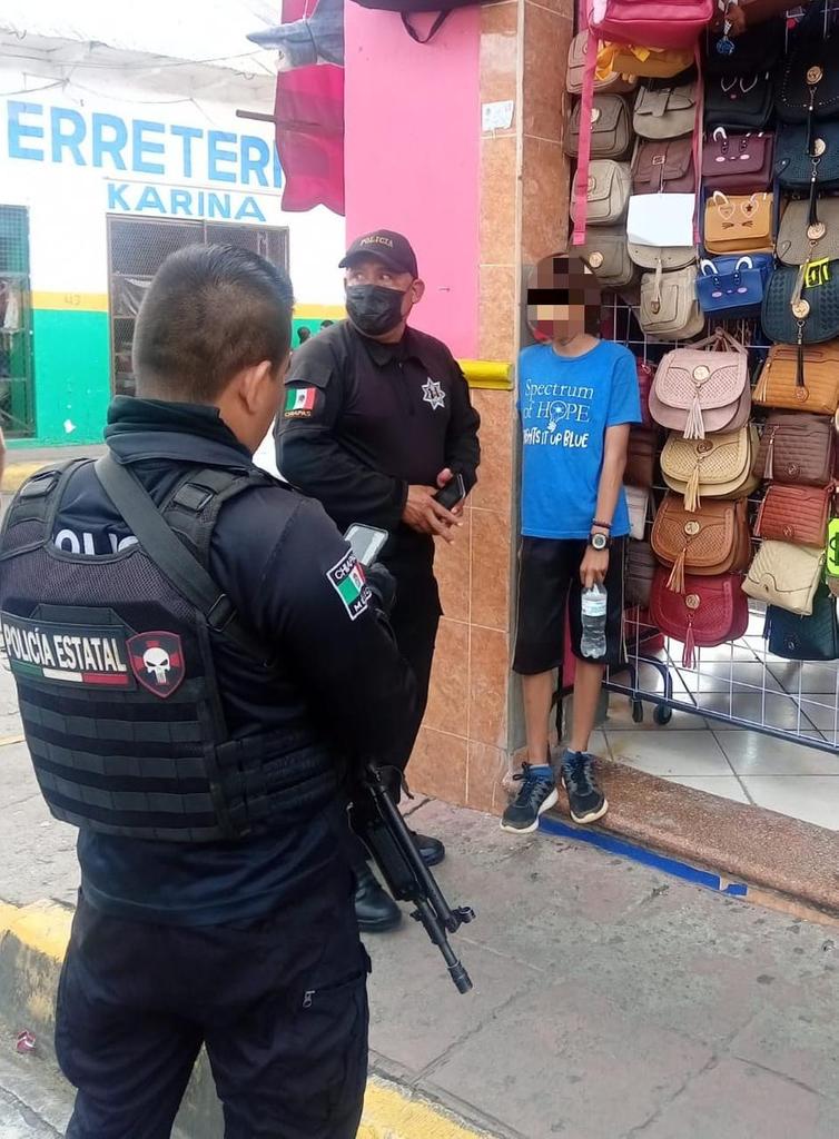 En rápida acción policial, SSyPC localiza a menor reportado como no localizado en Tapachula