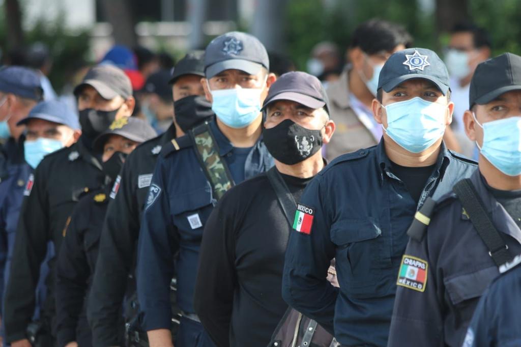 Policías de la SSyPC acompañarán las brigadas de vacunación contra el COVID-19 en Chiapas