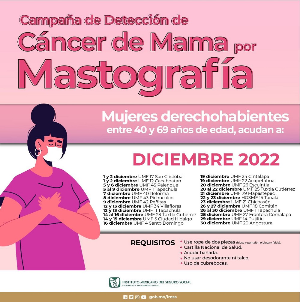 IMSS detección de cancer en diciembre 2022