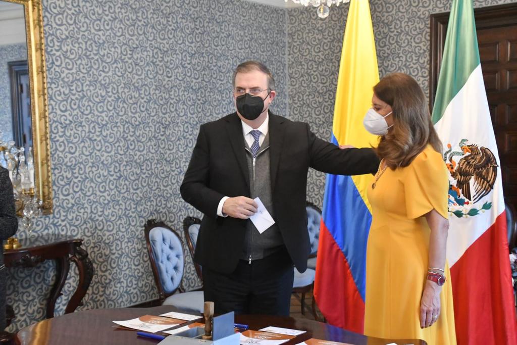 Canciller Ebrard y vicepresidenta de Colombia avanzan contra pandemia, tráfico de armas, y en favor del turismo bilateral