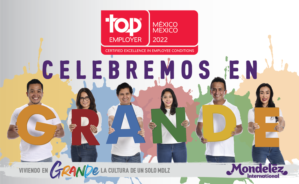 Mondelēz México es reconocida como Top Employer 2022 en México  