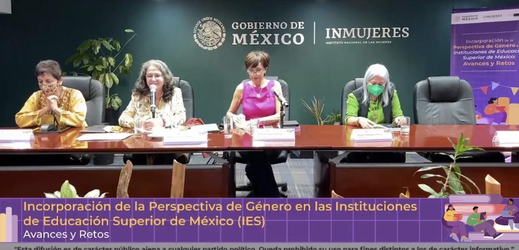 Participa UNACH en el Conversatorio Incorporación  de la Perspectiva de Género  en las Instituciones de Educación Superior de México