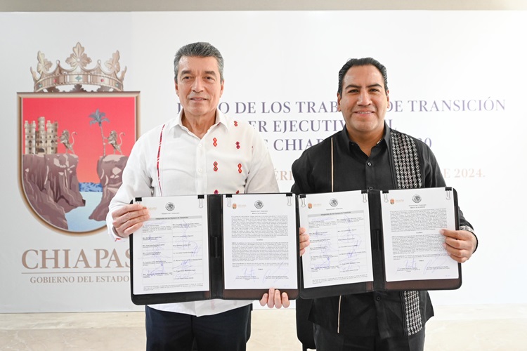 Inicia la transición del Poder Ejecutivo en Chiapas 