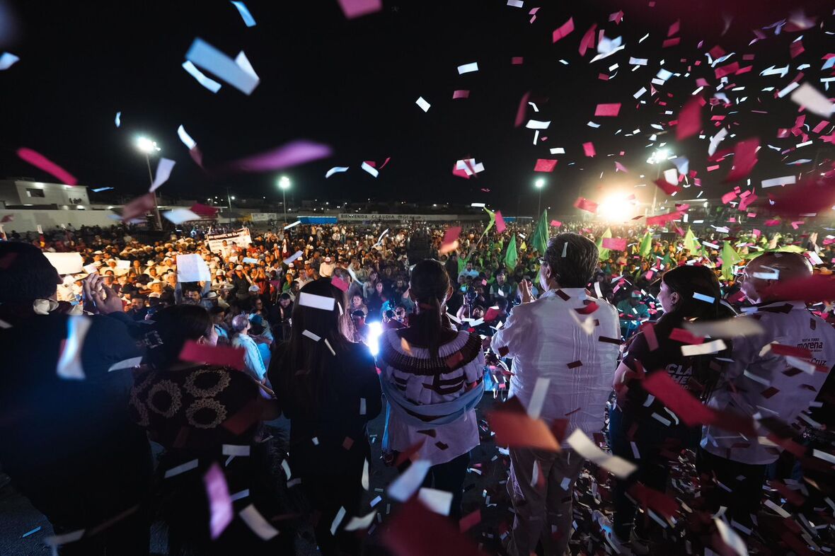 Le toca a todo México mostrar cómo se puede transformar la historia: Claudia Sheinbaum hace llamado a votar por la 4t, desde las margaritas, Chiapas
