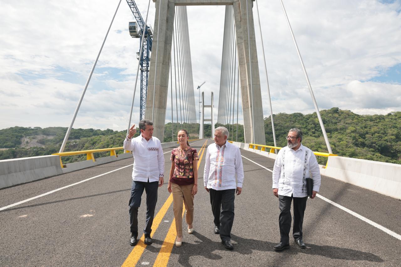 Puente La Concordia impulsado por AMLO traerá progreso, bienestar y paz social: Rutilio Escandón 