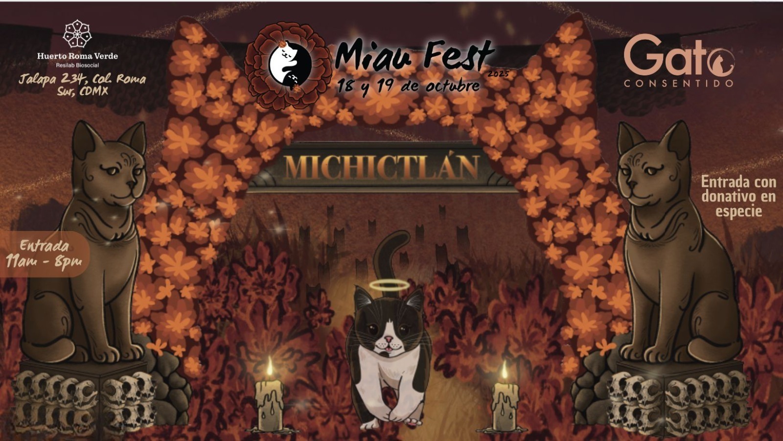 Miau Fest edición “Michictlán”, un homenaje felino que amarás