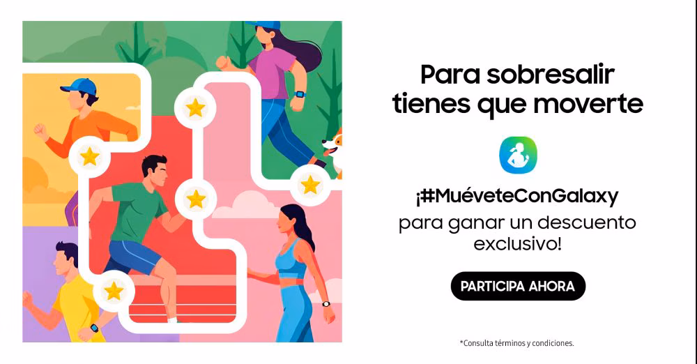 Samsung lanza el desafío #MuéveteConGalaxy e incentiva a los usuarios mexicanos a activarse por su salud y bienestar