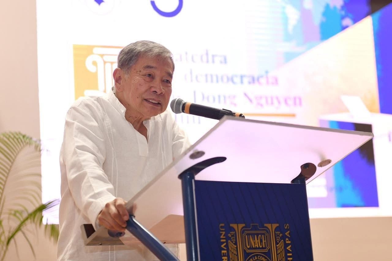Da inicio en la Benemérita UNACH la Cátedra de Democracia; “Dong Nguyen Huu” 