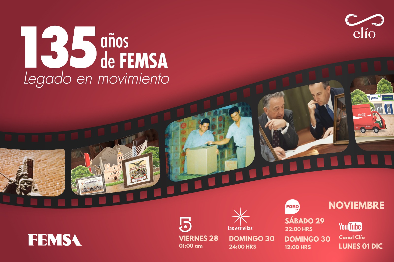 FEMSA estrena documental “Legado en Movimiento”, un homenaje a su historia y a las personas que la construyen
