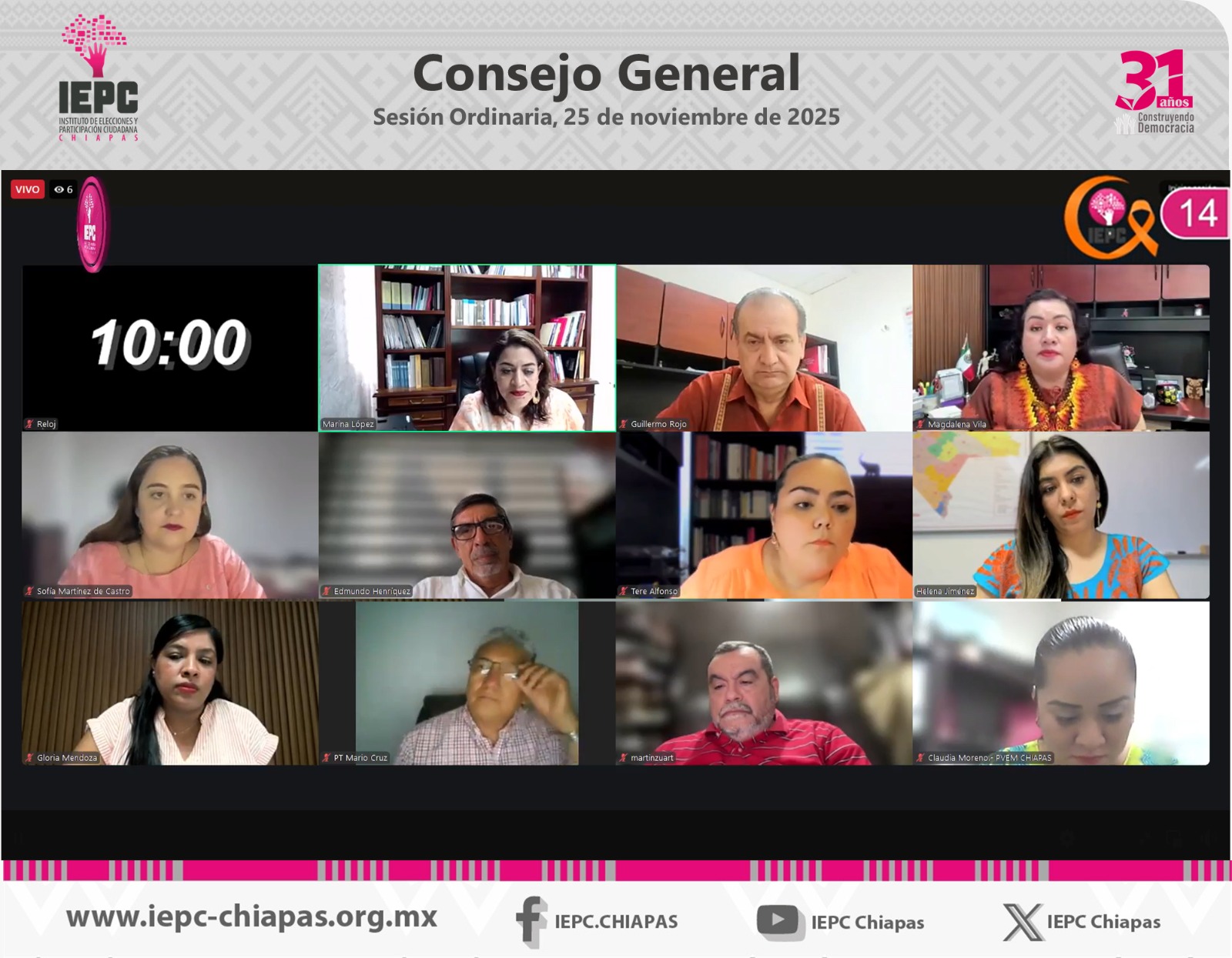 Aprueba IEPC nueva integración de comisiones permanentes y comités; crea una comisión provisional 