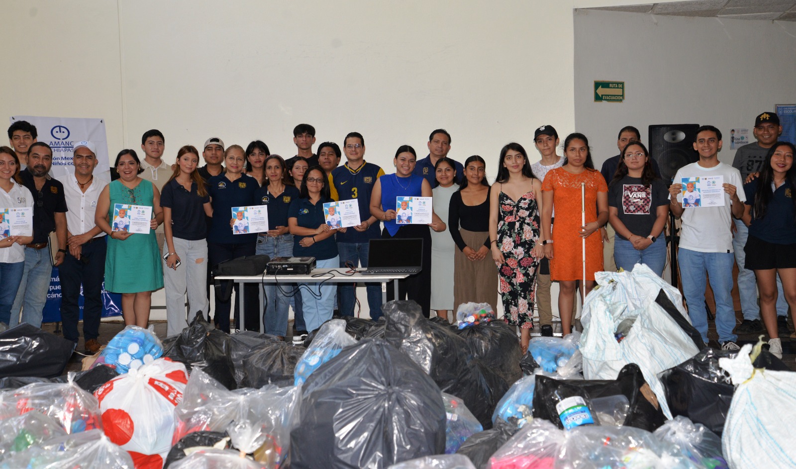 Realizó UNACH el Reciclatón Universitario Campus IV 
