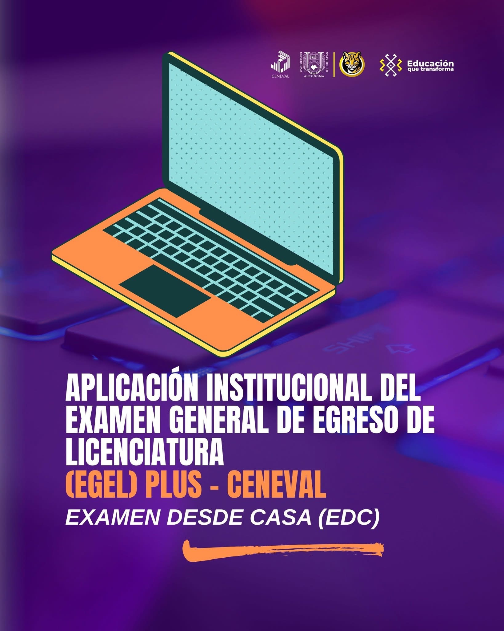 Egresados y estudiantes de la UNACH de último semestre pueden participar en el examen del CENEVAL
