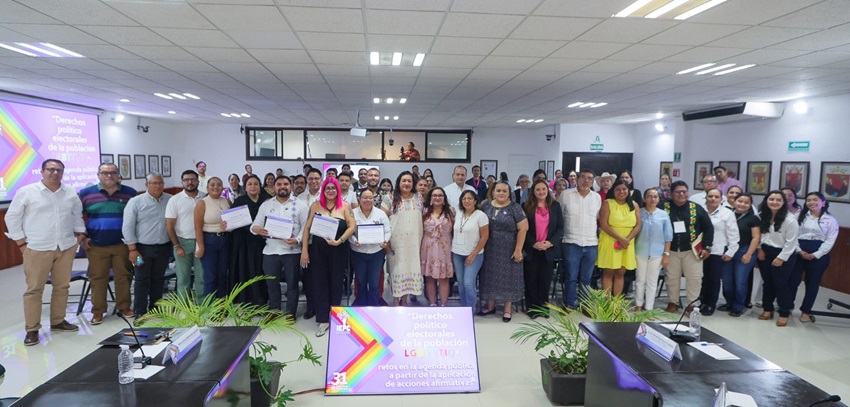 Reflexionan en el IEPC en torno a los derechos político-electorales de la población LGBTTTIQ+ 