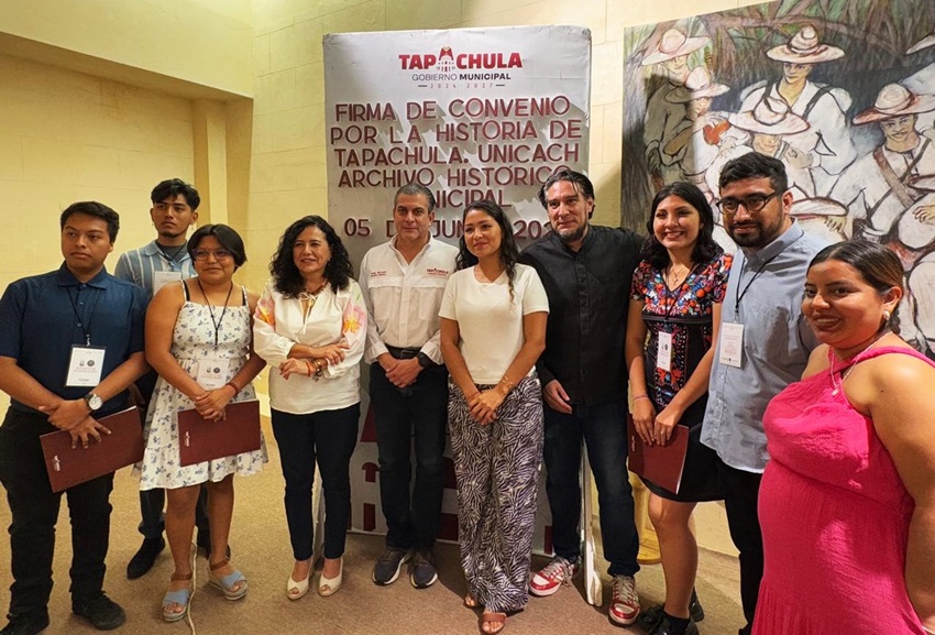 La UNICACH es reconocida por su labor en la conservación del patrimonio documental de Tapachula 