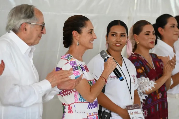 Con salud casa por casa no quedará ningún adulto mayor sin ser visitado en su domicilio: Presidenta Claudia Sheinbaum en Acapulco, Guerrero 