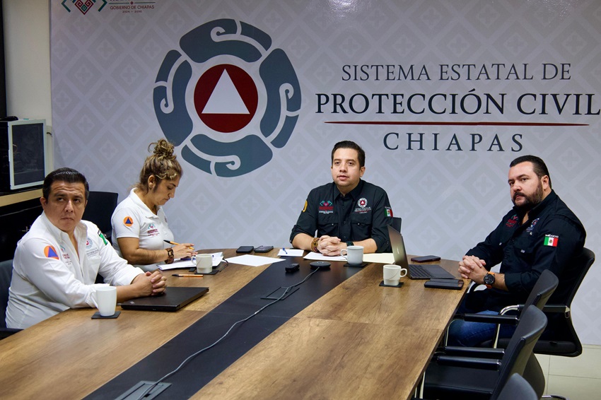 Realizan Sesión del Consejo Regional para la Temporada de Lluvias y Ciclones Tropicales 2025 en la Sierra Mariscal 