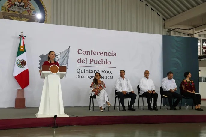En 10 meses, se reducen 61.3% los homicidios dolosos en Quintana Roo: Presidenta Claudia Sheinbaum 