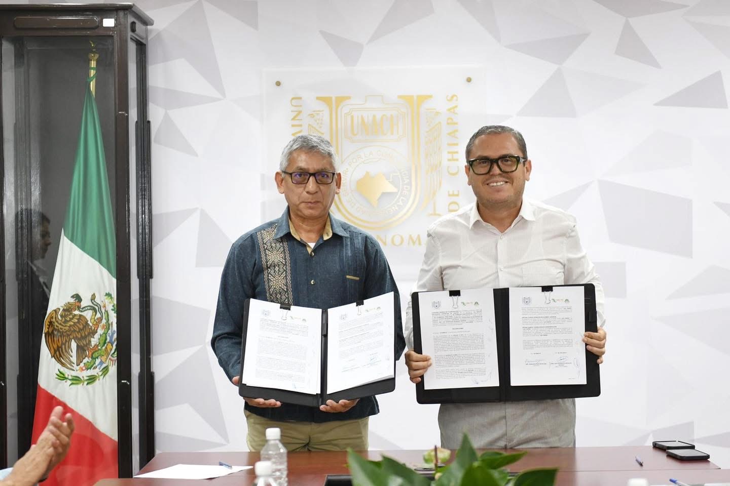 UNACH y CECyTE acuerdan unir esfuerzos en materia académica, científica, tecnológica y de vinculación 
