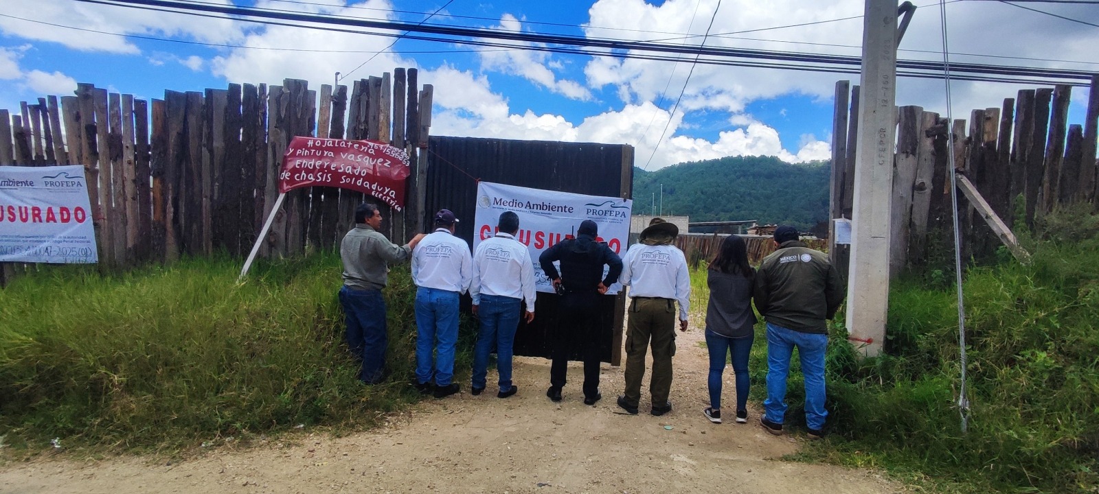 Autoridades ambientales clausuran predio en Humedales de Montaña La Kisst y María Eugenia, Chiapas 