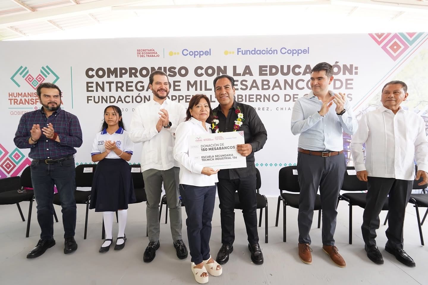 Con apoyo de Fundación Coppel, Eduardo Ramírez impulsa espacios dignos para estudiantes 