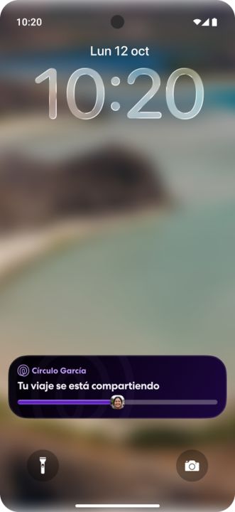 Life360 lleva la clásica pregunta «¿Ya llegaste?» a la pantalla bloqueada mediante la función Seguimiento en Vivo