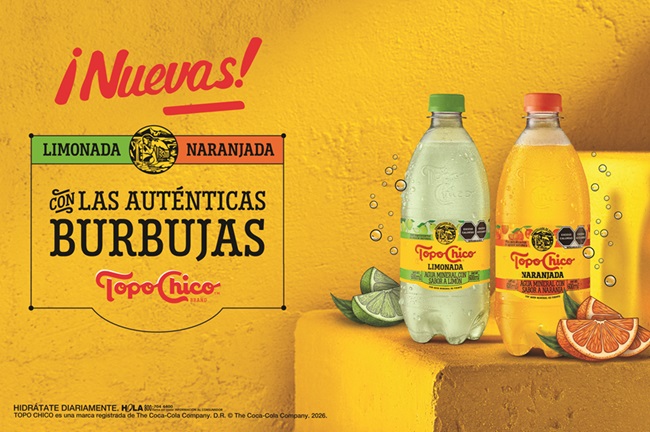 Dos nuevos sabores y mucho de qué hablar: llegan la Limonada y la Naranjada de Topo Chico