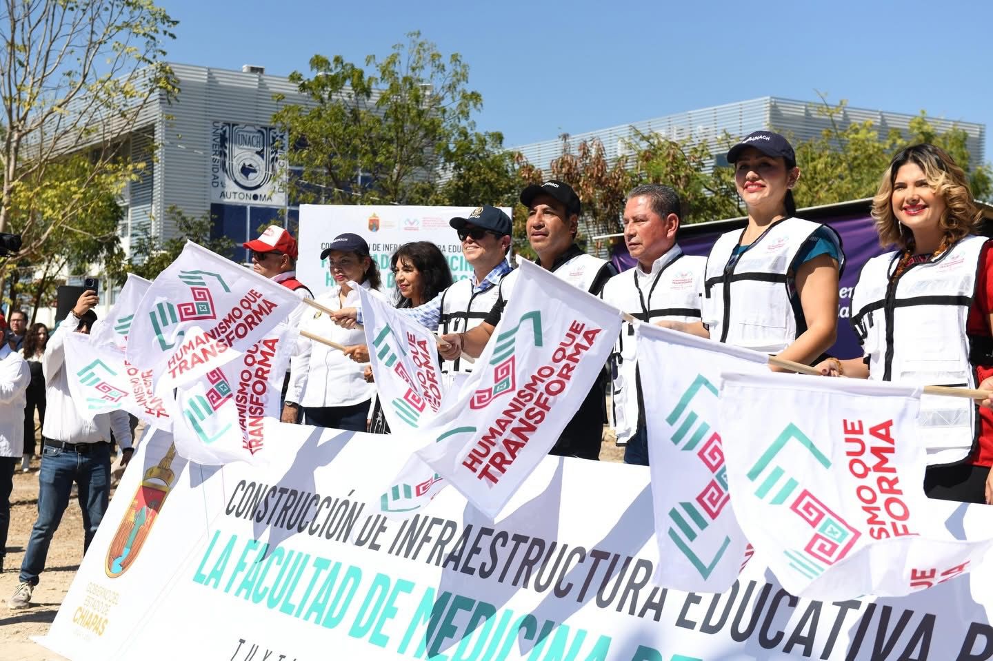 Eduardo Ramírez inicia construcción de nueva infraestructura para la Facultad de Medicina de la Unach