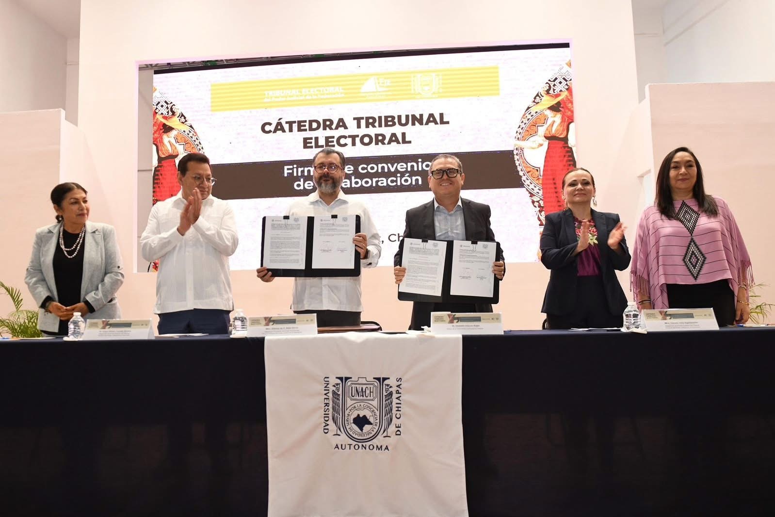 Inician en la UNACH actividades de la “Cátedra Tribunal Electoral del Poder Judicial de la Federación”