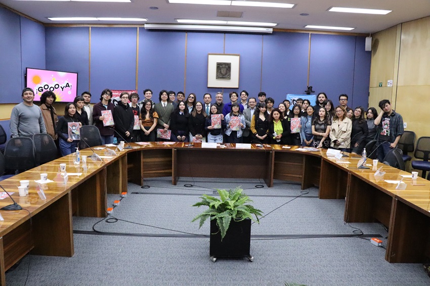 Dr. Manuel Palma, titular de la SPAMSU, dialoga en Rectoría sobre el bienestar emocional y la cultura de paz con colaboradores de “¡Goooya!: el periódico de los estudiantes de la UNAM” 