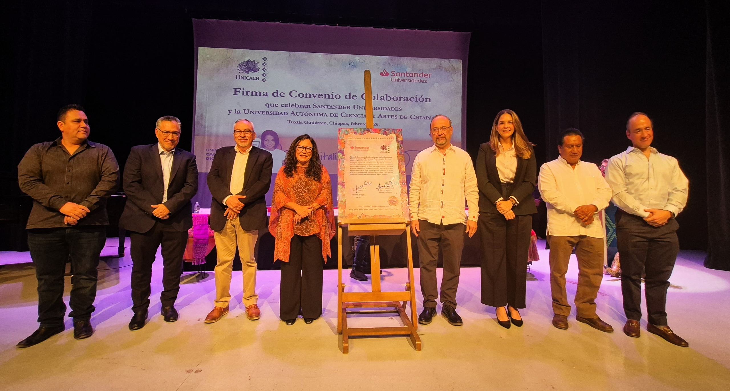 UNICACH y Santander Universidades impulsan transformación digital