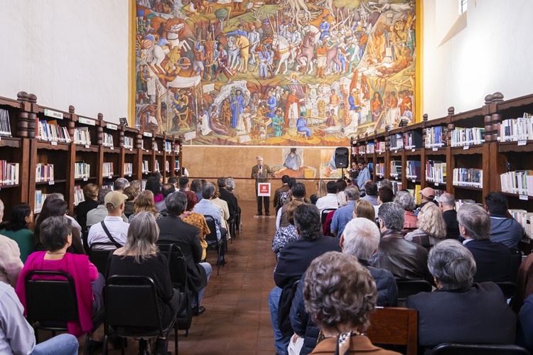 En Pátzcuaro restauran el mural La Historia de Michoacán de Juan O’Gorman con apoyo de FEMSA