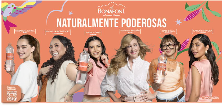 Bonafont celebra historias reales con sus nuevas embajadoras