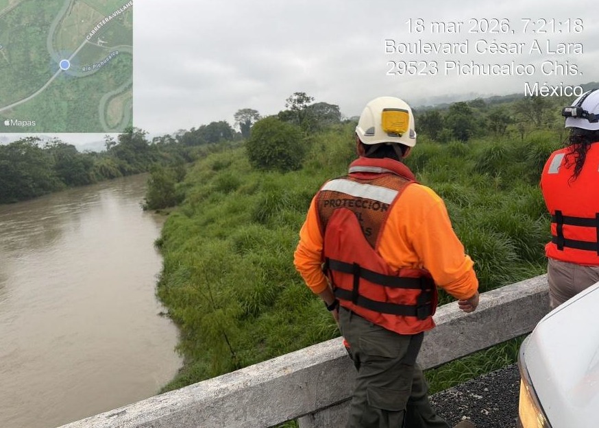 Protección Civil alerta por lluvias y deslaves en Chiapas ante el Frente Frío 41