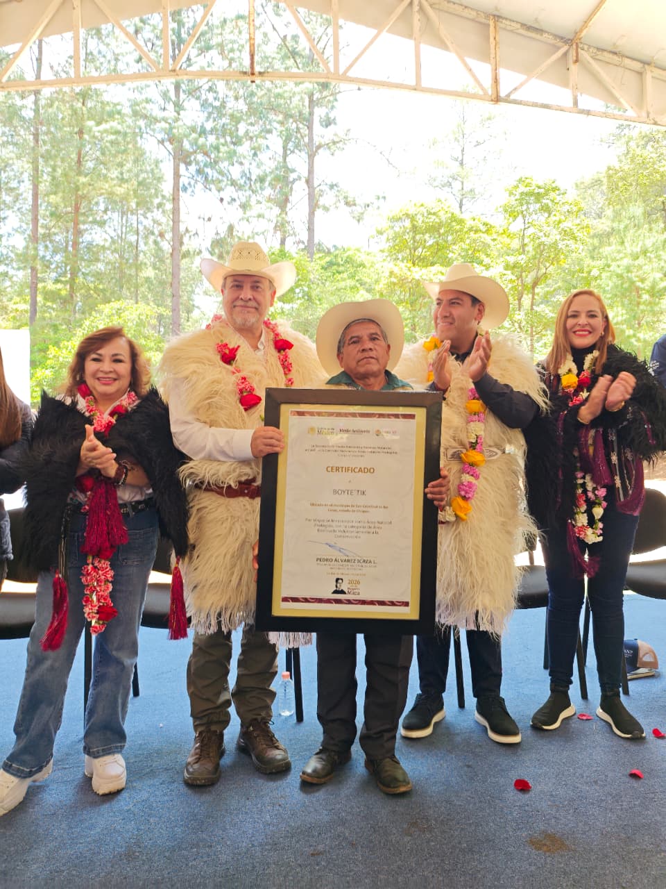 Conanp certifica Área Destinada Voluntariamente a la Conservación en Chiapas