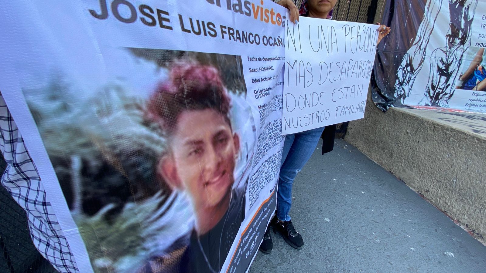 “Sufrir en vida, es tener un hijo desaparecido”