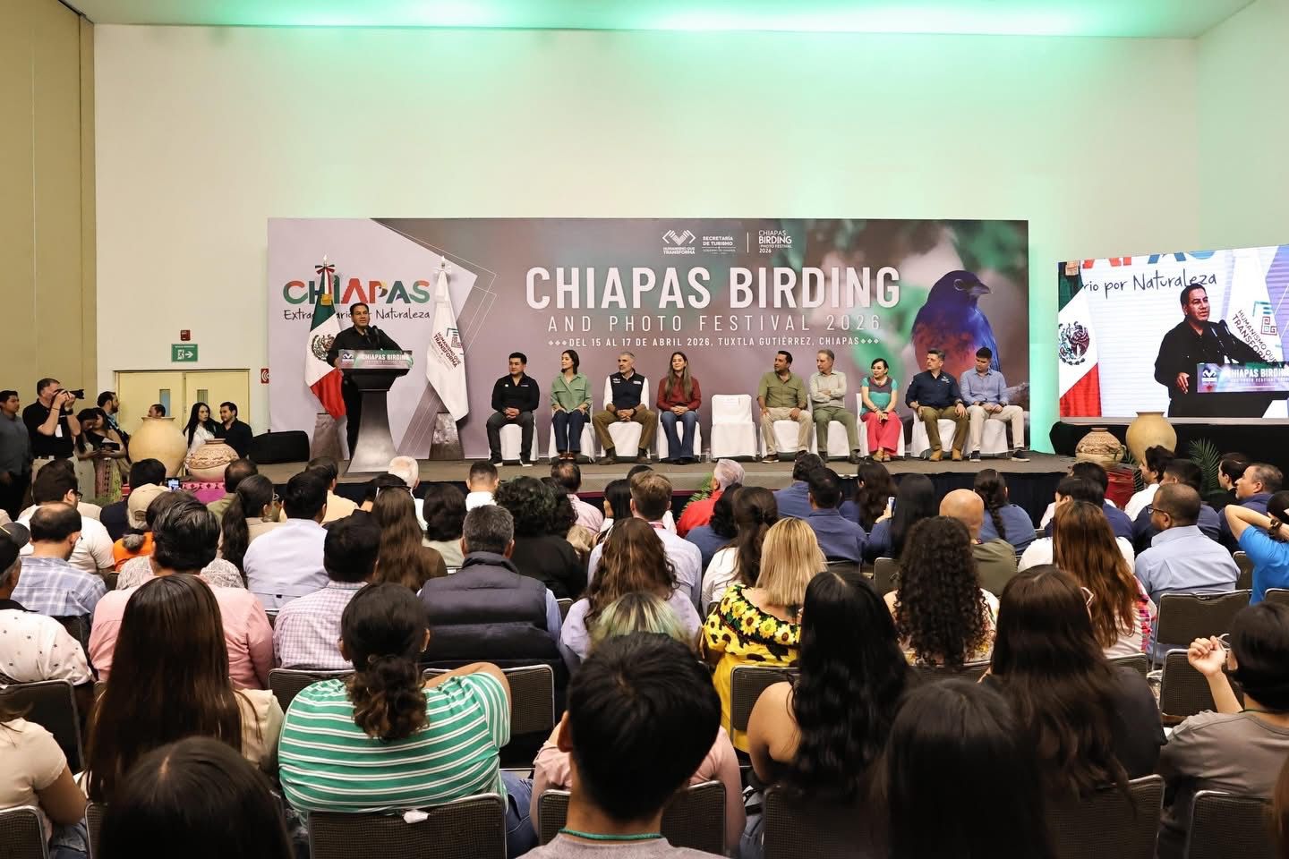 Eduardo Ramírez inaugura el Chiapas Birding and Photo Festival 2026