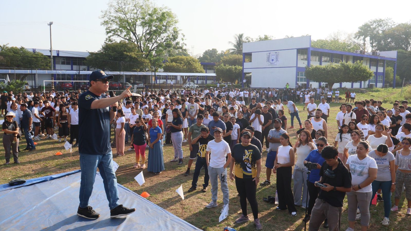 Más de 2 mil 500 integrantes de la comunidad UNACH participan en la 13ª Activación Física Universitaria