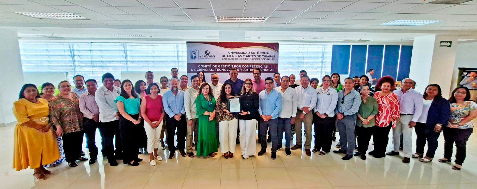 Asume rectora de UNICACH Fanny López Jiménez vicepresidencia del Comité de Gestión de Competencias de Ciencias, Tecnologías y Artes de Chiapas