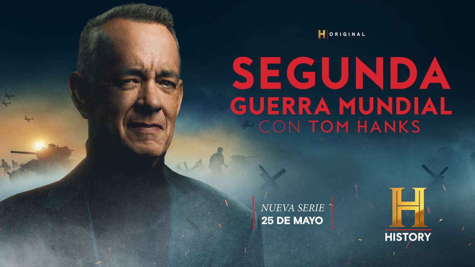 HISTORY ESTRENALA MEGA PRODUCCION “SEGUNDA GUERRA MUNDIAL CON TOM HANKS”