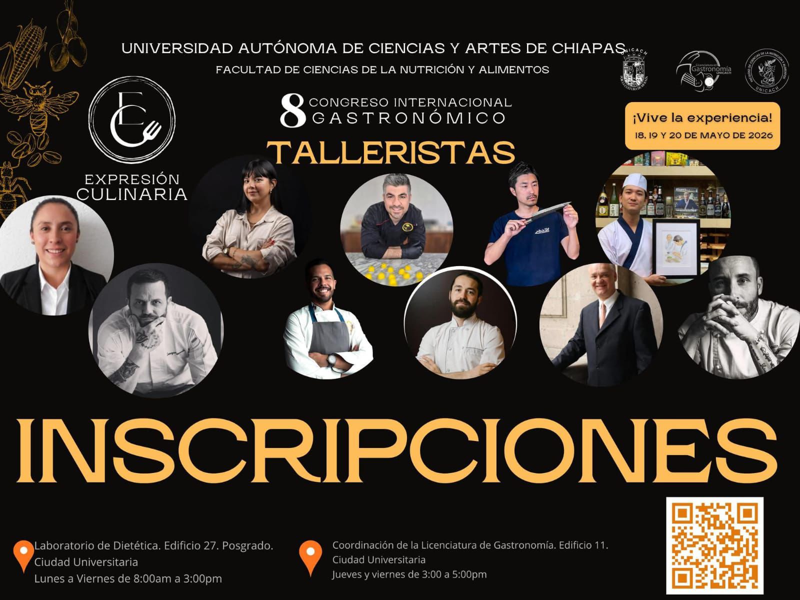 Consolidado como referente académico, regresa a UNICACH el Congreso Internacional Gastronómico “Expresión Culinaria”