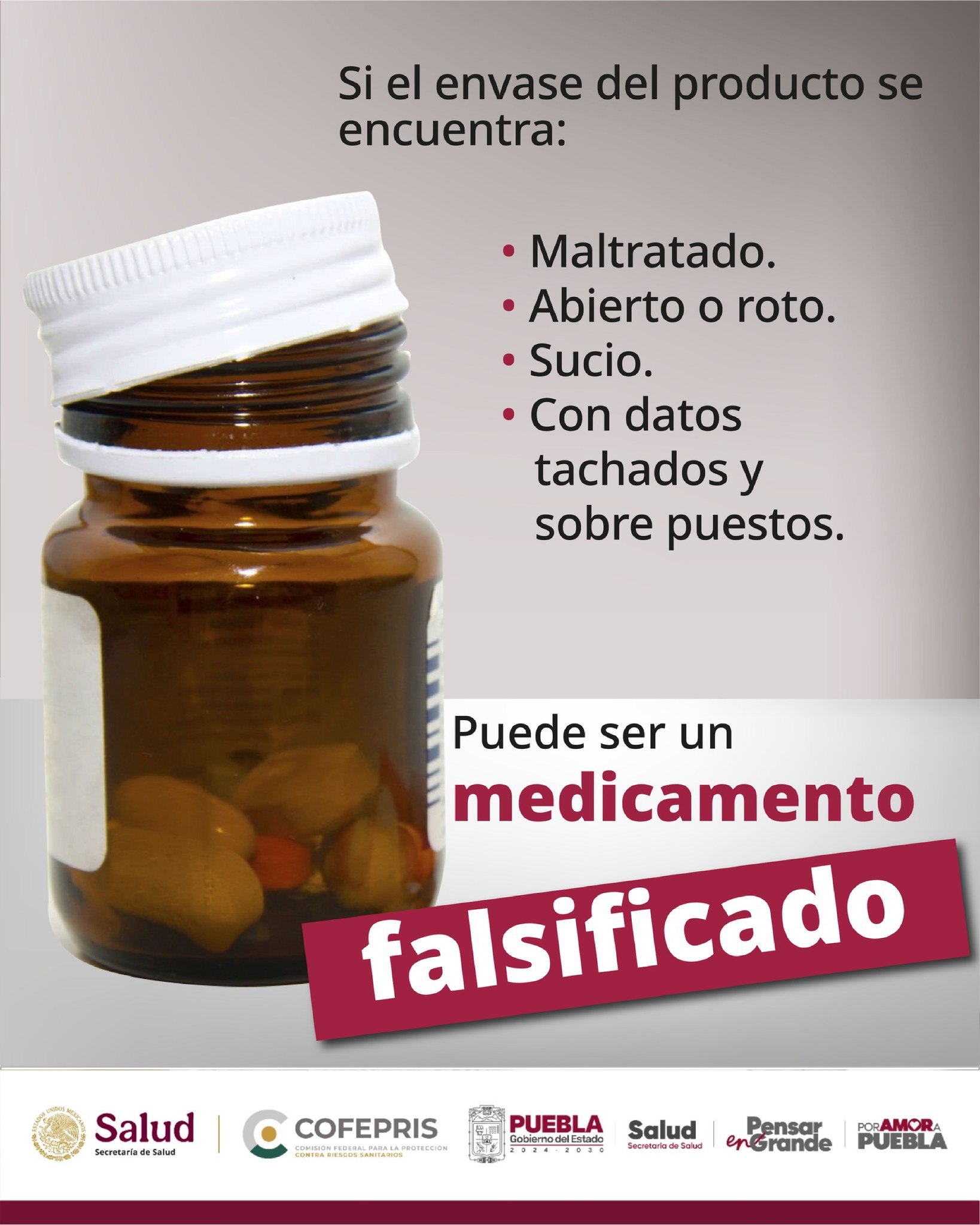 OMS lo advierte: Medicamentos falsificados, uno de los desafíos sanitarios más urgentes en salud pública