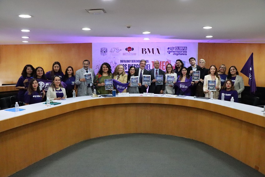 PUEDJS UNAM, Ley Olimpia y Barra Mexicana de Abogados presentan posicionamiento público para defender los derechos digitales en el T-MEC