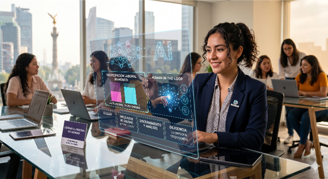 Solo el 45.7% de las mujeres participa activamente en la fuerza laboral de México