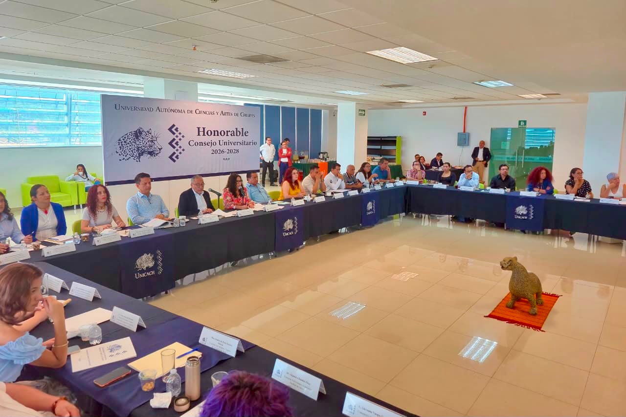 Instala UNICACH Consejo Universitario para el período 2026-2028