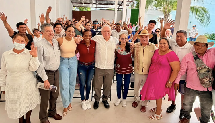 Rafa Marín se reúne con fundadores de Morena en Quintana Roo y fortalece la unidad del movimiento.